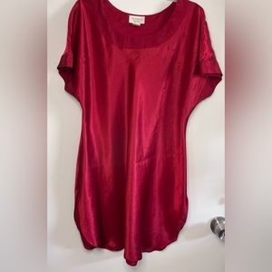 * Vintage Victoria’s Secret Red Lingerie Sleep Shirt Dress Valentine’s Day